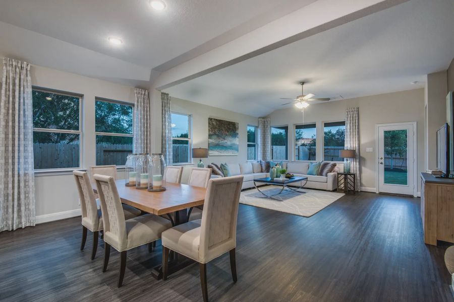 Representative furnished interior of a home built from the Asher by Chesmar Homes in Stillwater Ranch, San Antonio (Image 8).