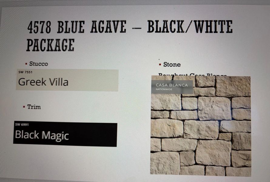 4578 Blue Agave exterior color selections