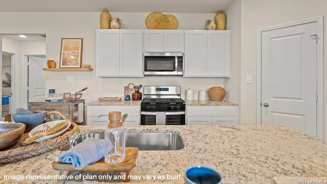 Furnished interior view inside a new home in , San Antonio (Image 12).