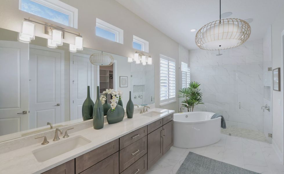 Furnished interior view inside a new home in Amelia National, Fernandina Beach (Image 9).