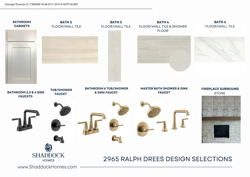 Sample of building materials used in homes in Hilltop Ranch, Leander (Image 4).