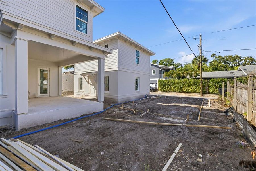 In-progress construction of a new home in , St. Petersburg, FL (Image 16).