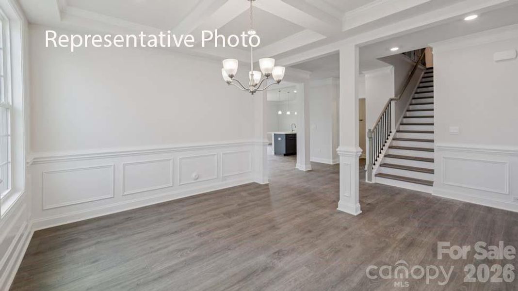 Spacious, unfurnished interior of a new home in Sanctuary at Southgate, Indian Trail (Image 30).