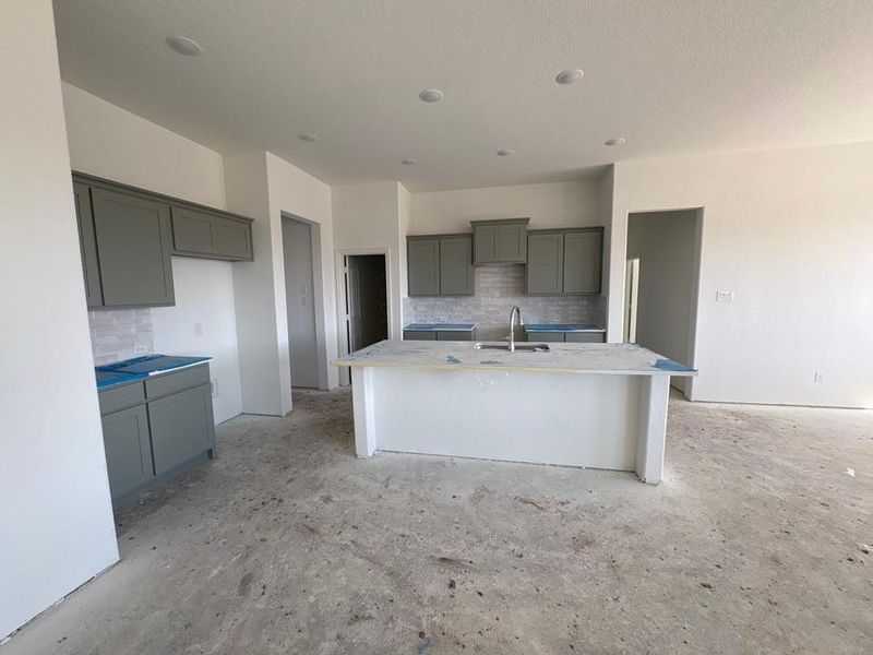 In-progress construction of a new home in Clear Sky Addition, Valley View, TX (Image 6).