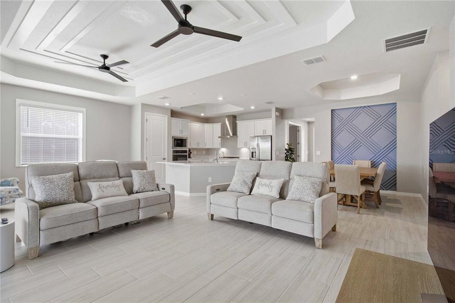 Furnished interior view inside a new home in Calusa Country Club, Lakewood Ranch (Image 8).