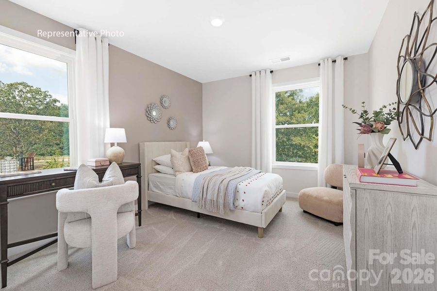 Furnished interior view inside a new home in Sanctuary at Southgate, Indian Trail (Image 11).