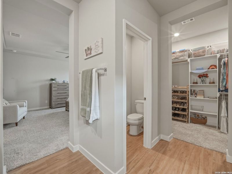 Furnished interior view inside a new home in Hunter's Ranch, San Antonio (Image 6).