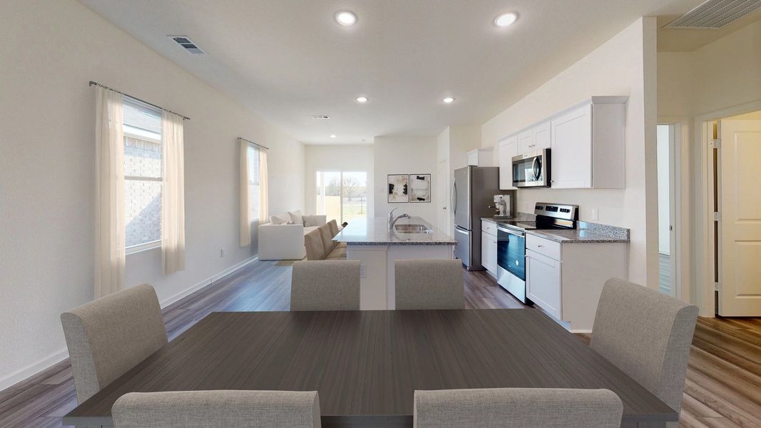 Representative furnished interior of a home built from the Odyssey by Starlight Homes in Williams Landing, Waller (Image 4).