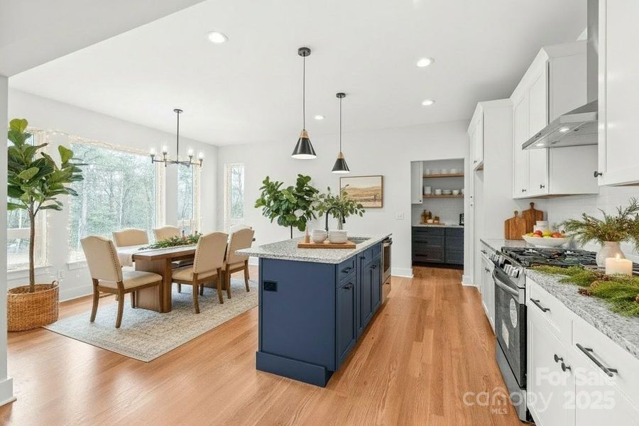 Furnished interior view inside a new home in , Hickory (Image 4).