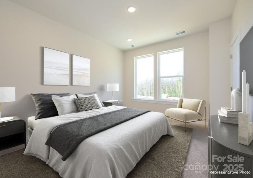 Furnished interior view inside a new home in Central Living at Craig, Charlotte (Image 3).