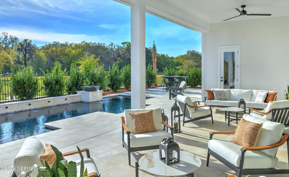 Exterior details and patio area of a home in , Fernandina Beach (Image 24).