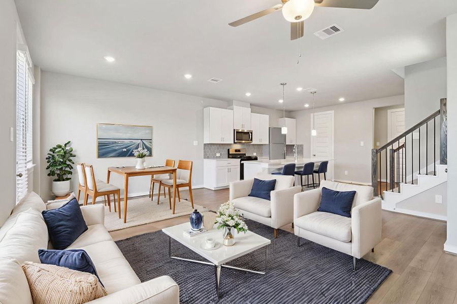 Photo is not of the actual home, but is an inspirational photo of builder’s model home and may depict options, furnishings, and/or decorator features that are not included