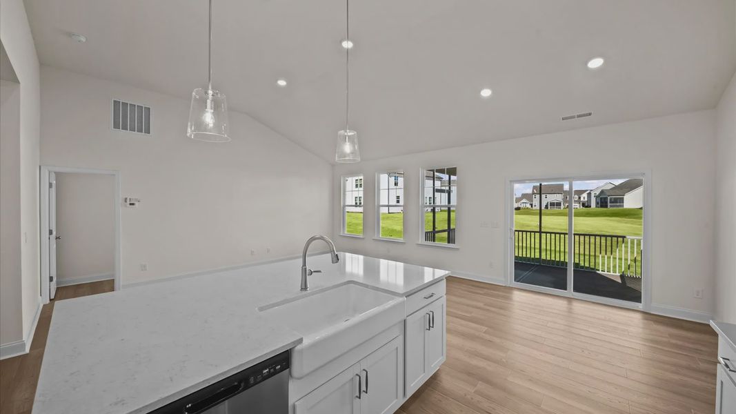 Furnished interior view inside a new home in Bellerose, Gibsonville (Image 10).