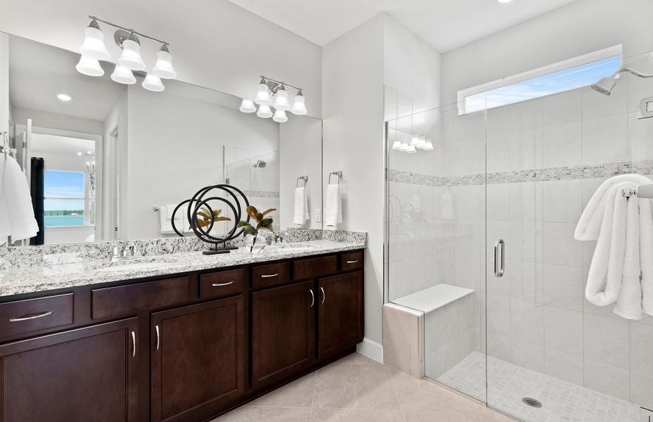 Owner's Bath with Dual Sink Vanity Owner's Bath with Dual Sink Vanity