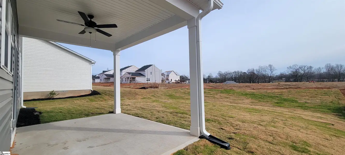 Exterior details and patio area of a home in Halton Oaks, Spartanburg (Image 4).
