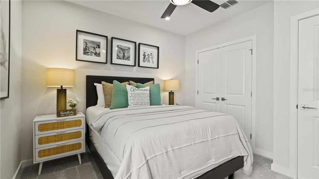 Furnished interior view inside a new home in Hamilton Bluff, Haines City (Image 18).