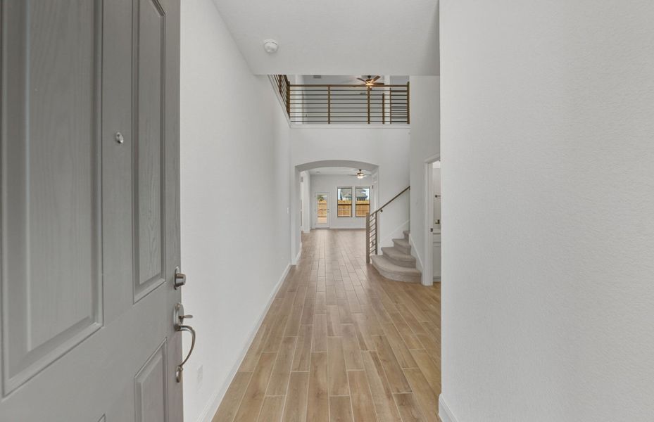 Spacious, unfurnished interior of a new home in Saddleback at Santa Rita Ranch, Liberty Hill (Image 49). Spacious, unfurnished interior of a new home in Saddleback at Santa Rita Ranch, Liberty Hill (Image 49).