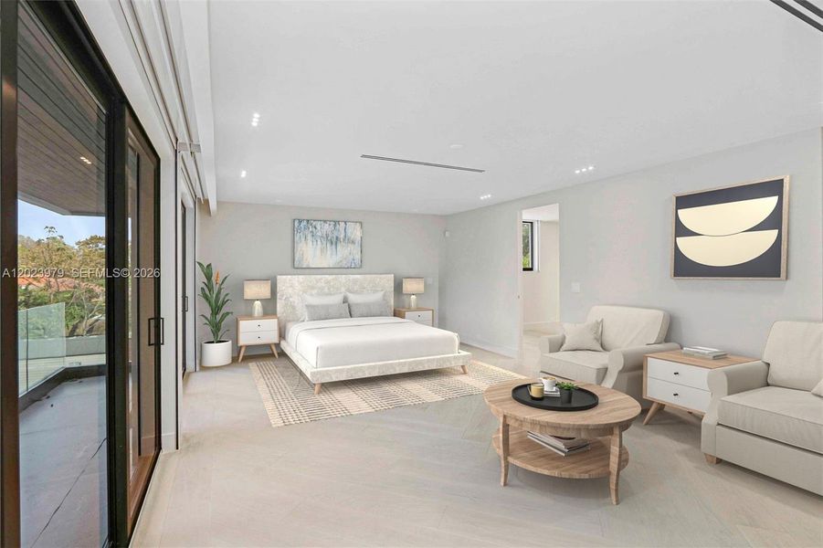 Furnished interior view inside a new home in , Miami (Image 8). Furnished interior view inside a new home in , Miami (Image 8).