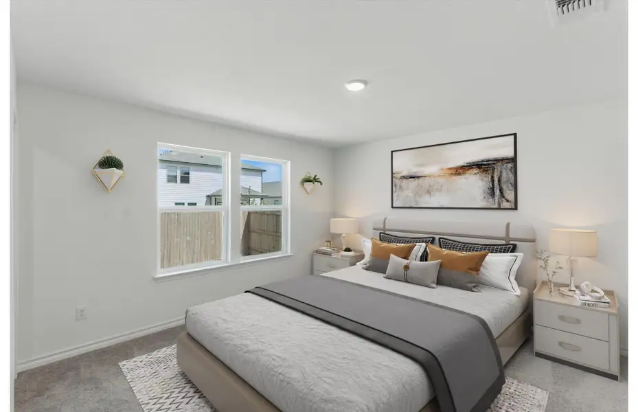 Representative furnished interior of a home built from the Afton by Centex in Davis Ranch, San Antonio (Image 5).