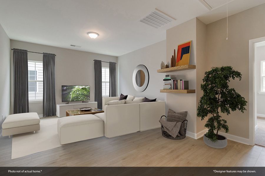 Furnished interior view inside a new home in East Wynd, Hampstead (Image 9).