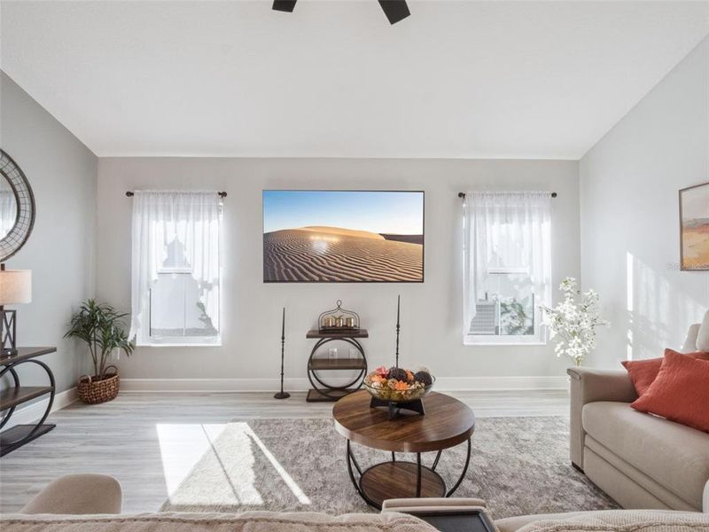 Furnished interior view inside a new home in , The Villages (Image 35).