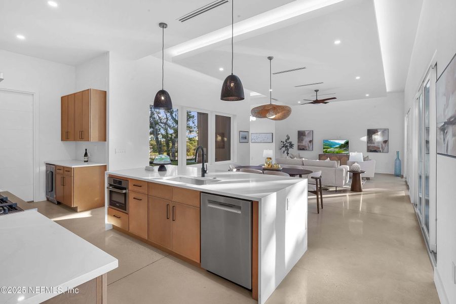 Furnished interior view inside a new home in , St. Augustine (Image 9).