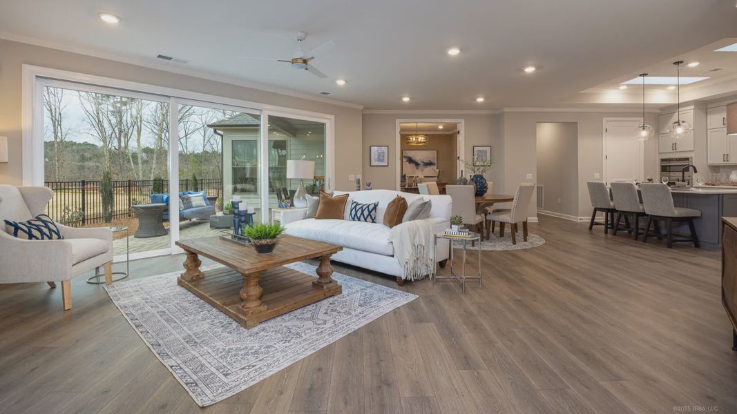 Representative furnished interior of a home built from the Promenade by Epcon Communities in The Courtyards at Oak Grove, Durham (Image 21). Representative furnished interior of a home built from the Promenade by Epcon Communities in The Courtyards at Oak Grove, Durham (Image 21).