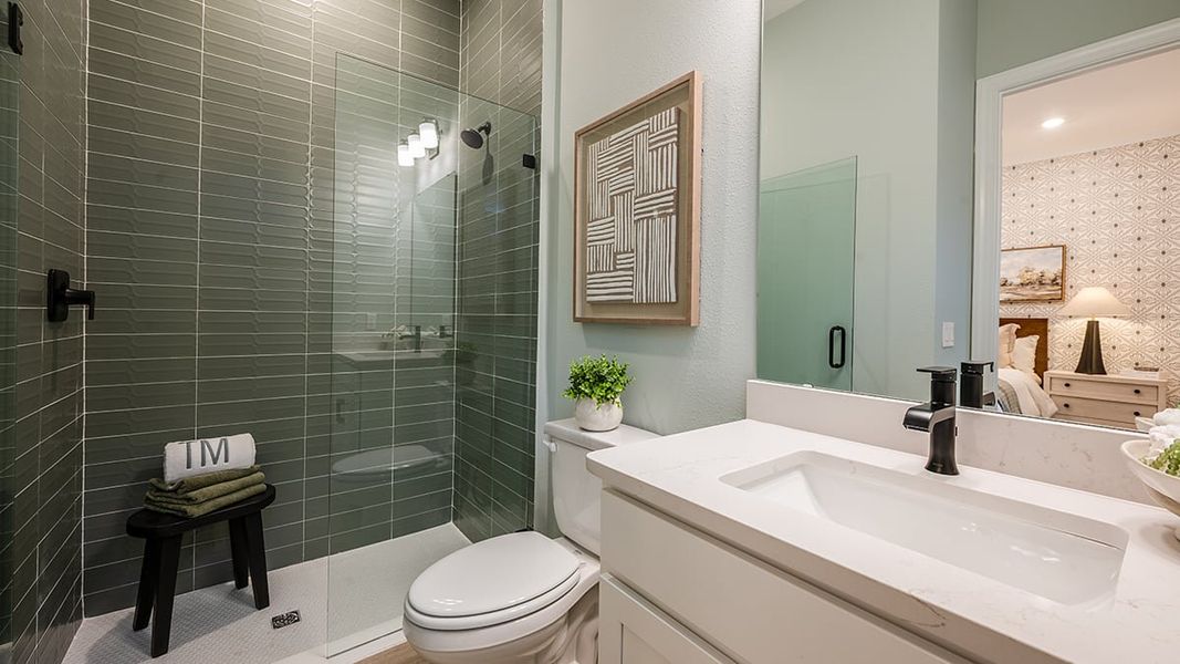 Furnished interior view inside a new home in Esplanade at St. Marys, St. Marys (Image 16).