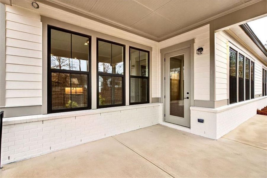 Exterior details and patio area of a home in , Cumming (Image 31).