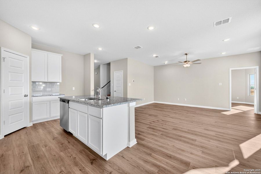Furnished interior view inside a new home in Paloma Park, Converse (Image 13). Furnished interior view inside a new home in Paloma Park, Converse (Image 13).