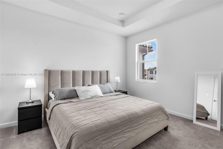 Furnished interior view inside a new home in , Coral Springs (Image 24).