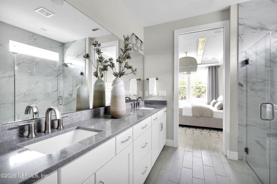 Furnished interior view inside a new home in , Yulee (Image 5). Furnished interior view inside a new home in , Yulee (Image 5).