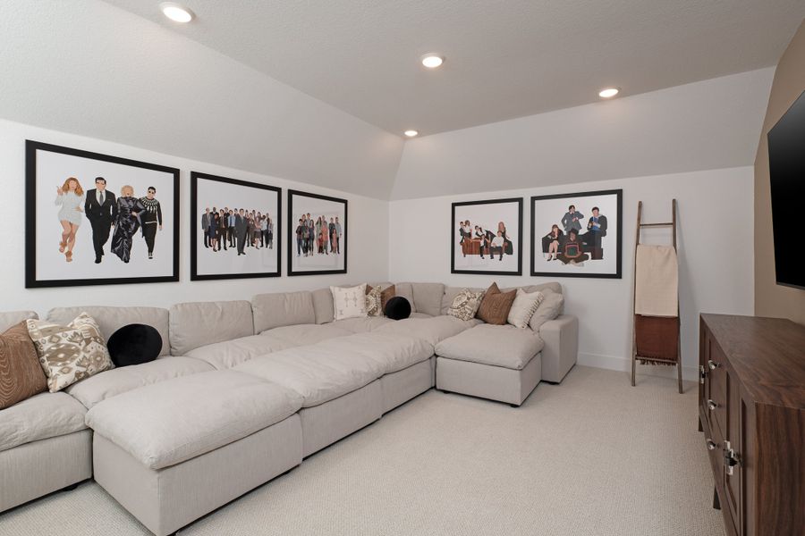 Representative furnished interior of a home built from the Logan by Tri Pointe Homes in Bridgewater, Midlothian (Image 7).