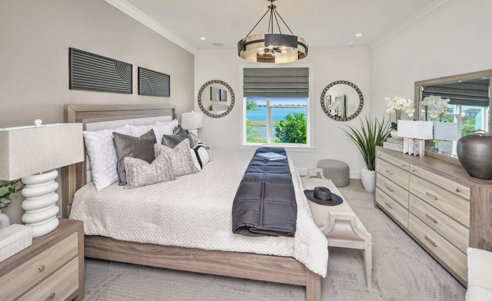 Furnished interior view inside a new home in Laureate Park, Orlando (Image 11). Furnished interior view inside a new home in Laureate Park, Orlando (Image 11).