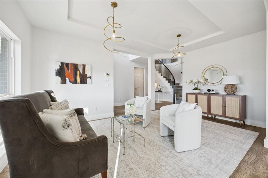 Furnished interior view inside a new home in , Frisco (Image 14).