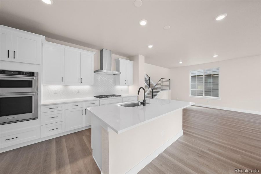 Furnished interior view inside a new home in Harmony at Sterling Ranch, Littleton (Image 9). Furnished interior view inside a new home in Harmony at Sterling Ranch, Littleton (Image 9).