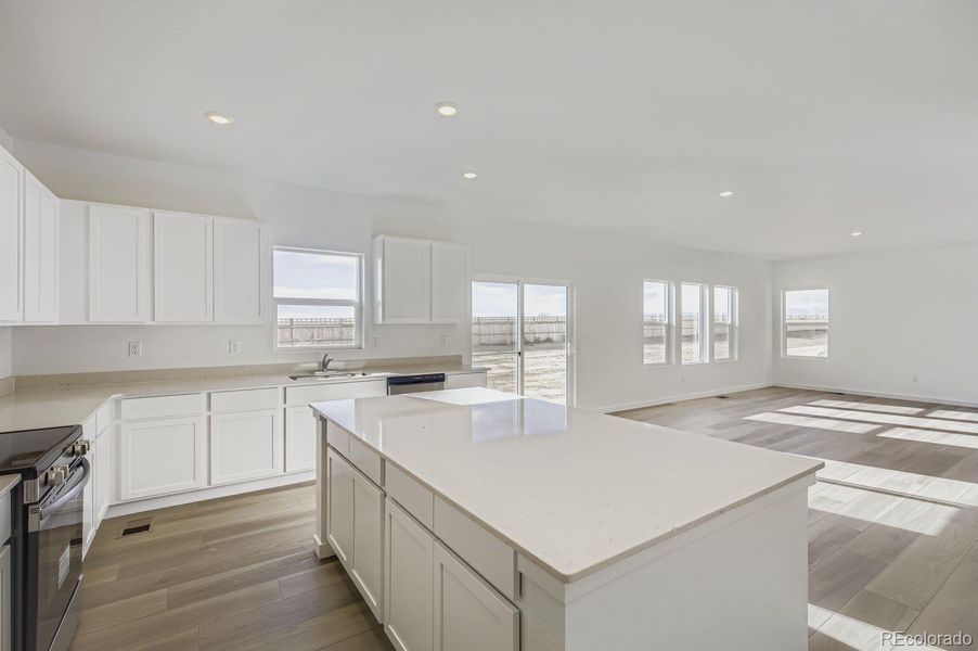 Furnished interior view inside a new home in Ledge Rock, Johnstown (Image 7).