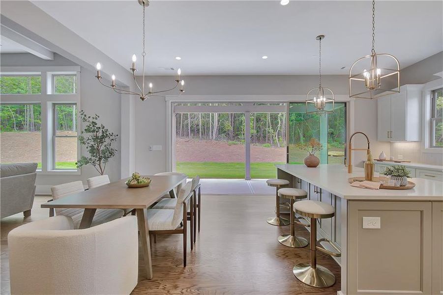 Furnished interior view inside a new home in , Newnan (Image 55). Furnished interior view inside a new home in , Newnan (Image 55).