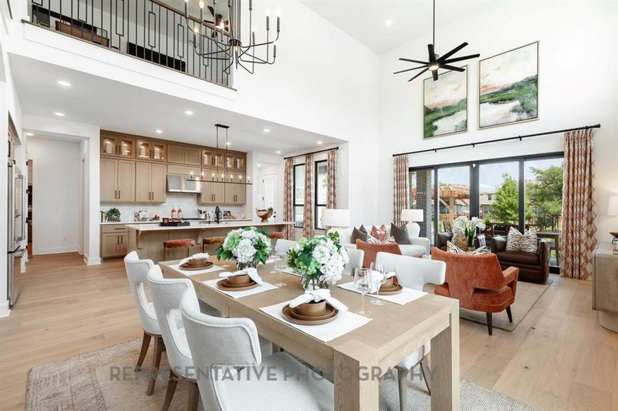 Furnished interior view inside a new home in Meraki, Forney (Image 8).