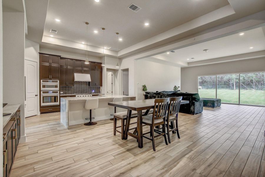 Furnished interior view inside a new home in , San Marcos (Image 9).