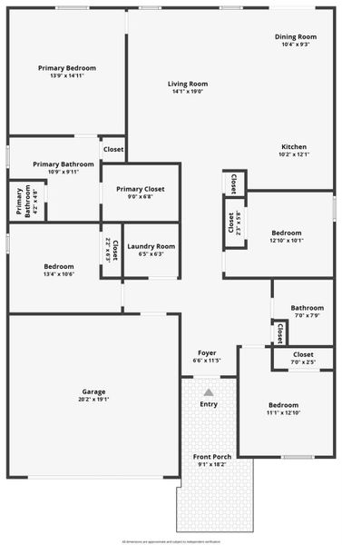 2D floor plan layout of this home in , Vero Beach, FL (Image 5).