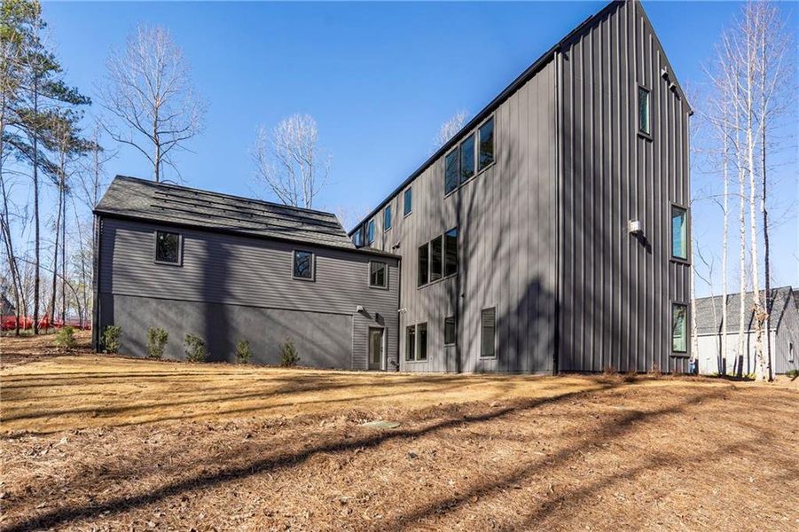 Exterior details and patio area of a home in Aster, Roswell (Image 29).