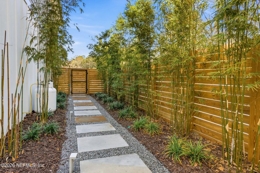 Exterior details and patio area of a home in , Jacksonville (Image 26).