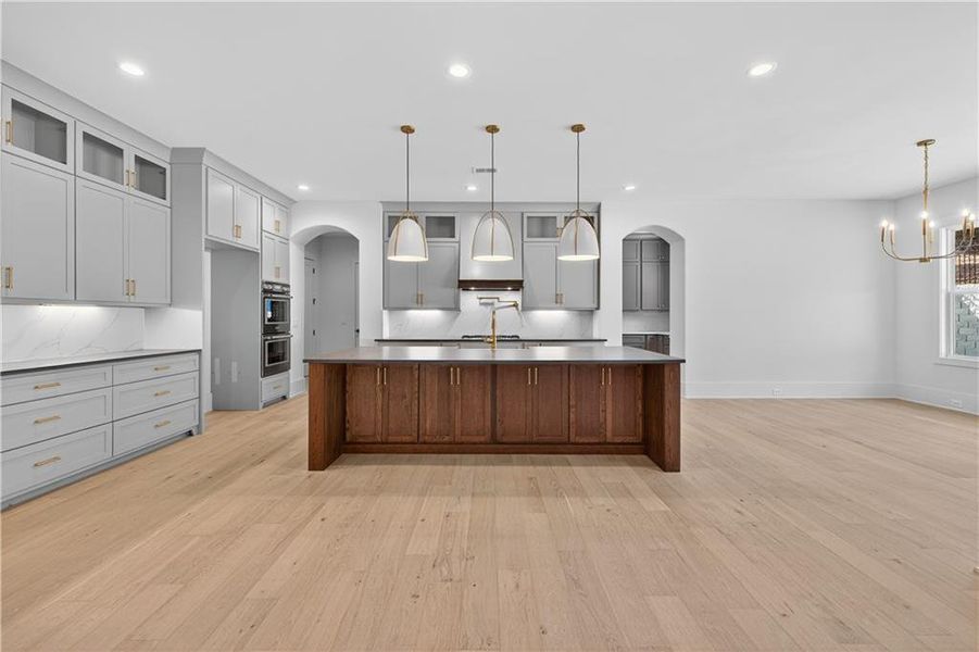 Furnished interior view inside a new home in Town Farms, Peachtree Corners (Image 11).