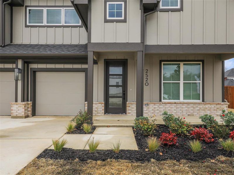 Covered front porch Covered front porch