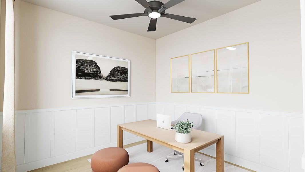 Representative furnished interior of a home built from the Duncan by Tri Pointe Homes in Old Town Village, Waxhaw (Image 5).