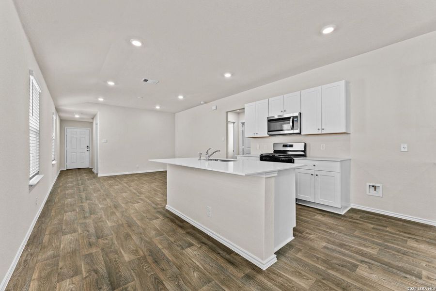 Furnished interior view inside a new home in Applewood, San Antonio (Image 8).