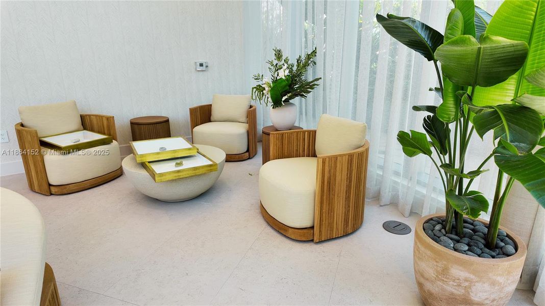 Furnished interior view inside a new home in , Miami (Image 15). Furnished interior view inside a new home in , Miami (Image 15).