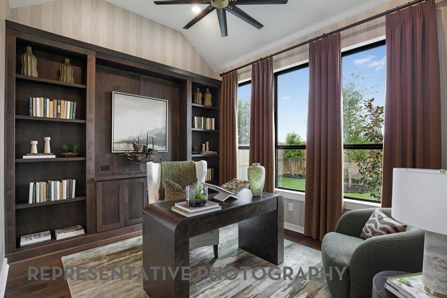 Furnished interior view inside a new home in Cross Creek West, Fulshear (Image 10). Furnished interior view inside a new home in Cross Creek West, Fulshear (Image 10).