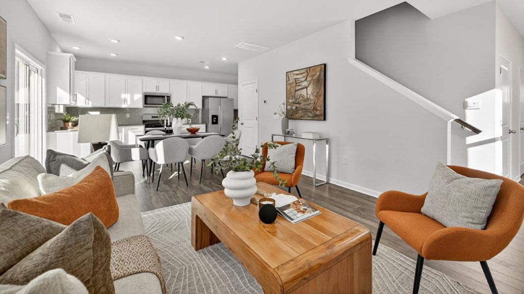 Representative furnished interior of a home built from the TAYLOR by D.R. Horton in Galvins Ridge, Sanford (Image 6).